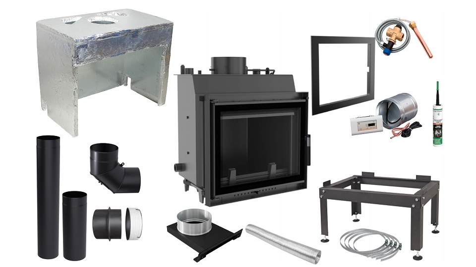 Krbová vložka - SET Krbová vložka Krb ANTEK PW 8 DECO