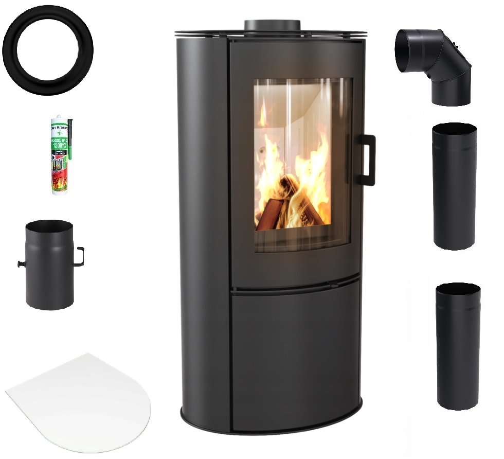 SET voľne stojace kachle STOVE AB S / DR príslušenstvo
