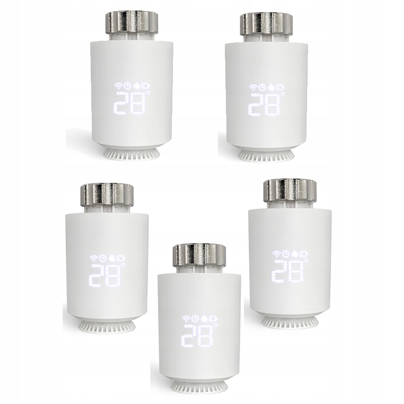 ZIGBEE INTELIGENTNÁ TERMOSTATICKÁ HLAVA TUYA 5X