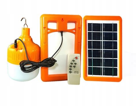 LED žiarovka solárna slnečná súprava