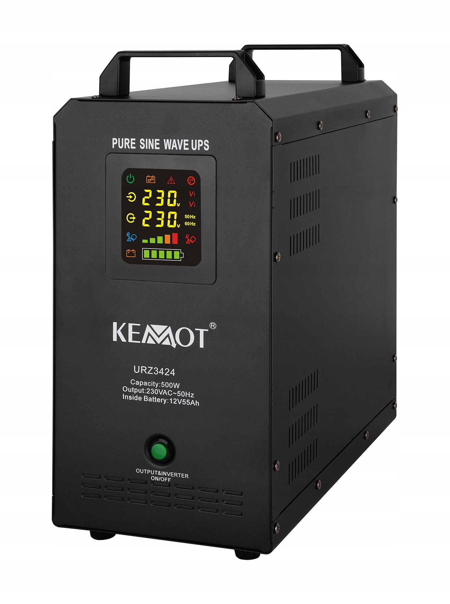 Zdroj nepretržitého napájania UPS KEMOT PROsinus-500S 55Ah