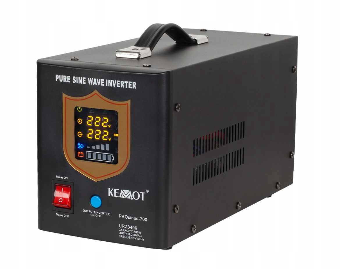 Zdroj nepretržitého napájania UPS Kemot PROsinus-700 12 V / 230 V