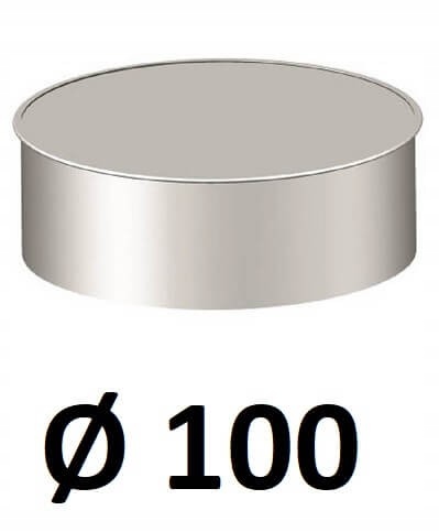 Okrúhly uzáver 100 [mm] ZINKOVANÝ