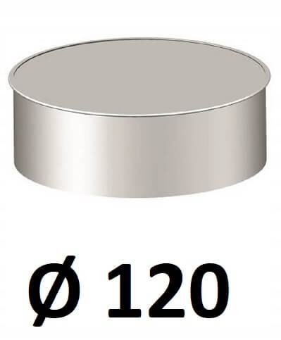 Okrúhly uzáver 120 [mm] ZINKOVANÝ