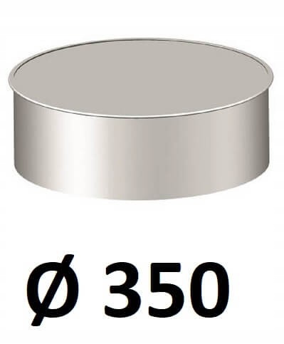 Okrúhly uzáver 350 [mm] ZINKOVANÝ