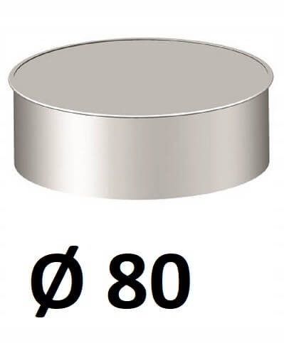 Okrúhly kryt 80 [mm] ZINOK PLATENÝ