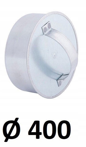 Okrúhly uzáver s rukoväťou 400 [mm] ZINC PL