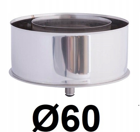 Zátka spalín s odtokom 60 [mm]