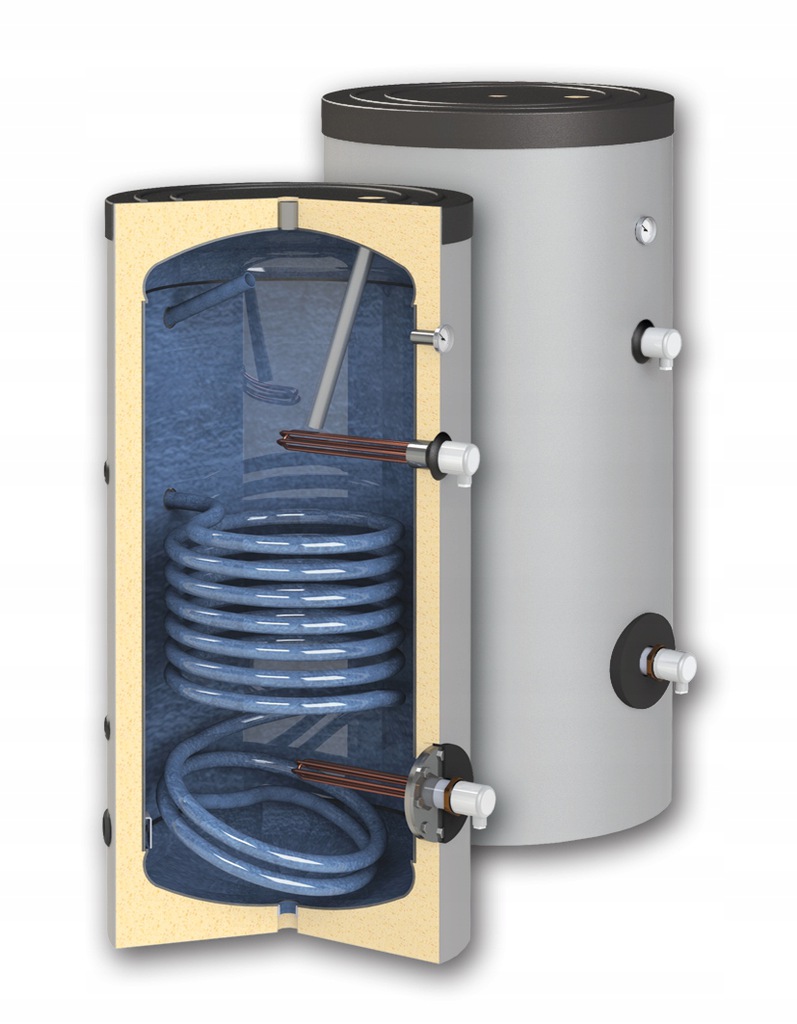 Zásobník TÚV s 1 špirálou 150 L SUNSYSTEM SN