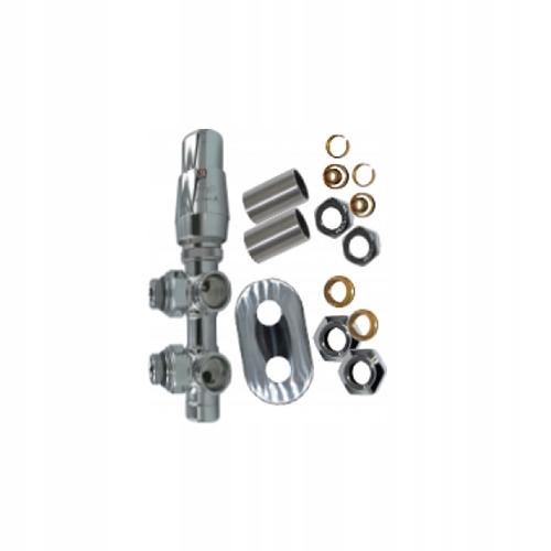 Ventil All In One Twins left PEX SAND PAGE.