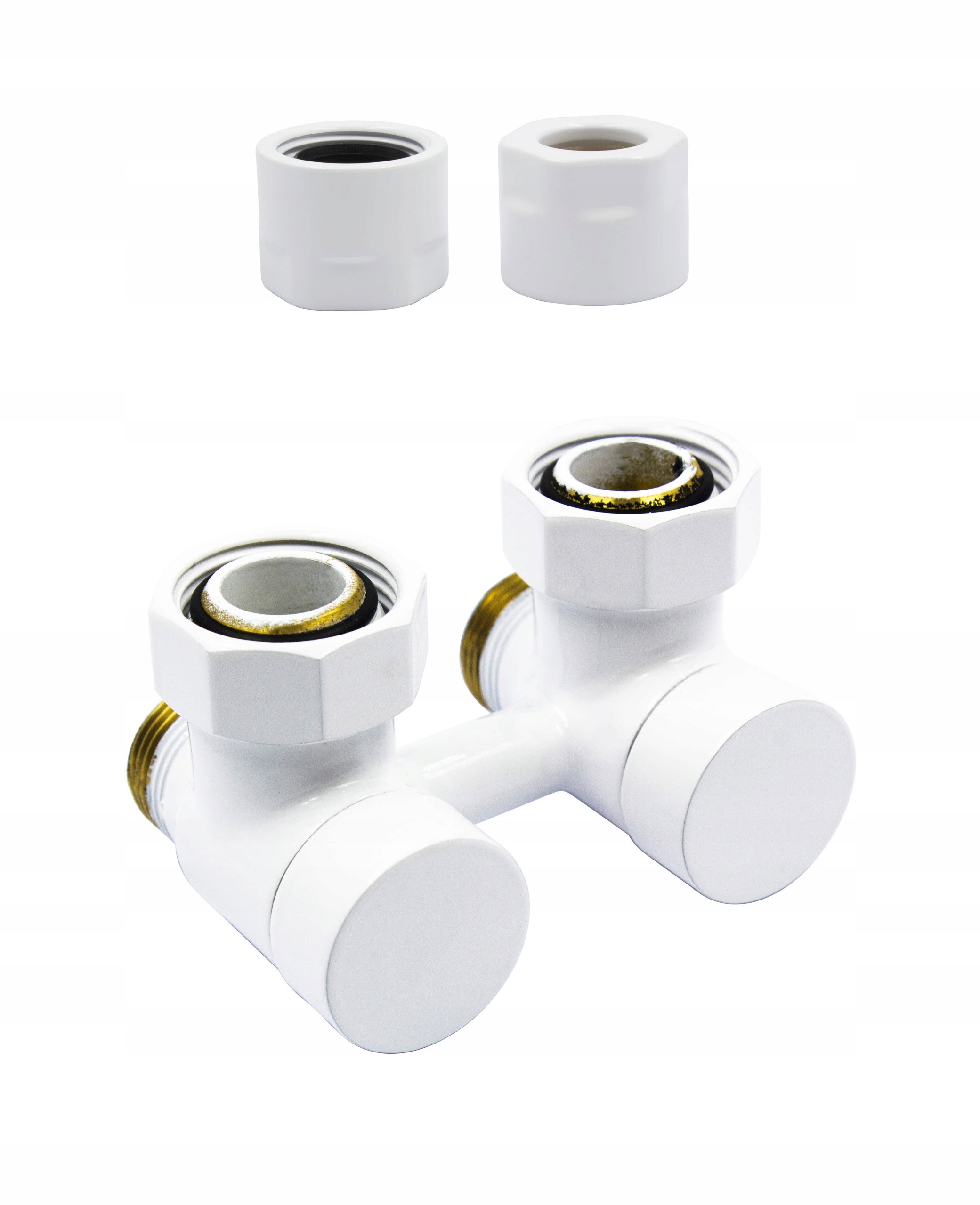 EXKLUZÍVNE 50mm biely ventil + 15mm Cu