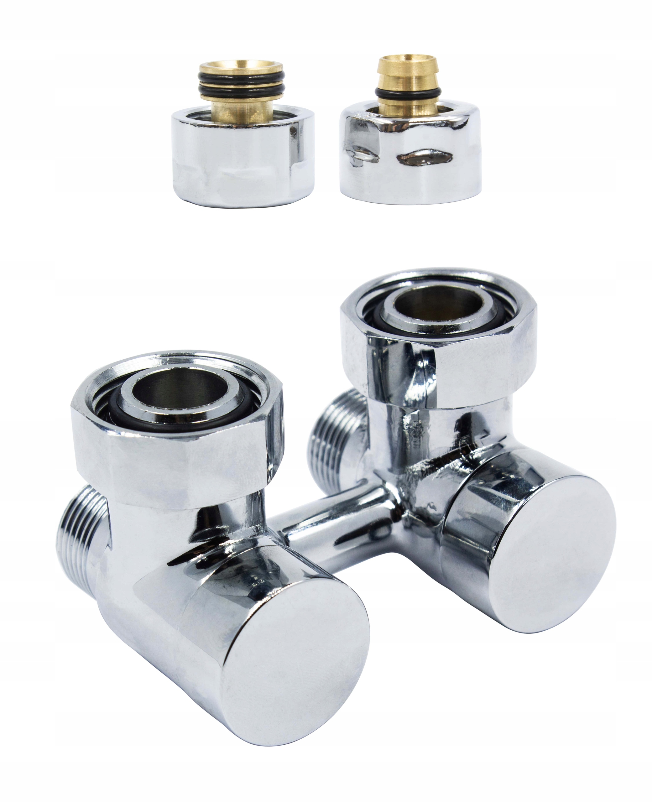 EXKLUZÍVNE 50mm chróm + ventil PEX16mm