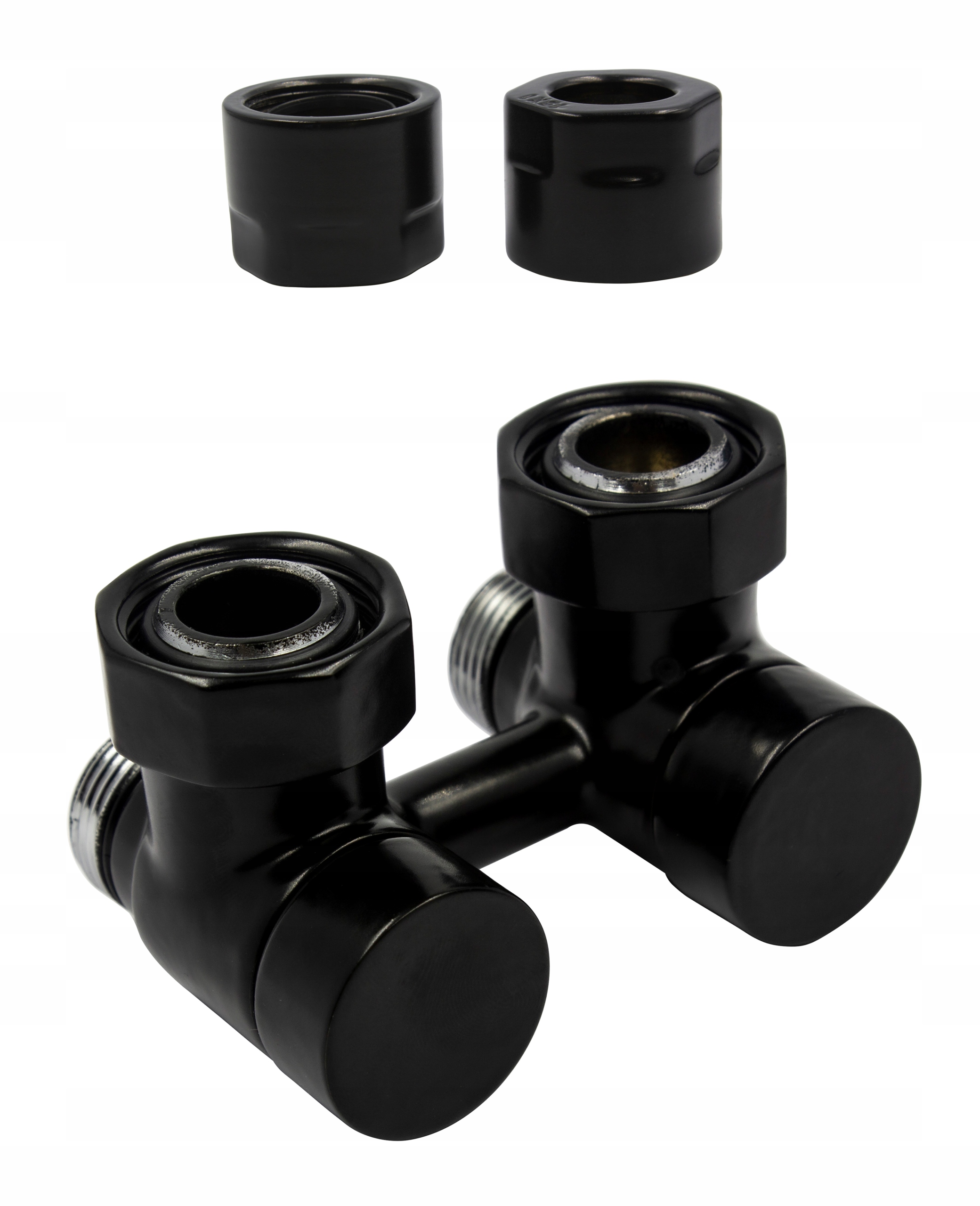 Ventil EXCLUSIVE 50mm čierna mat + Cu 15mm