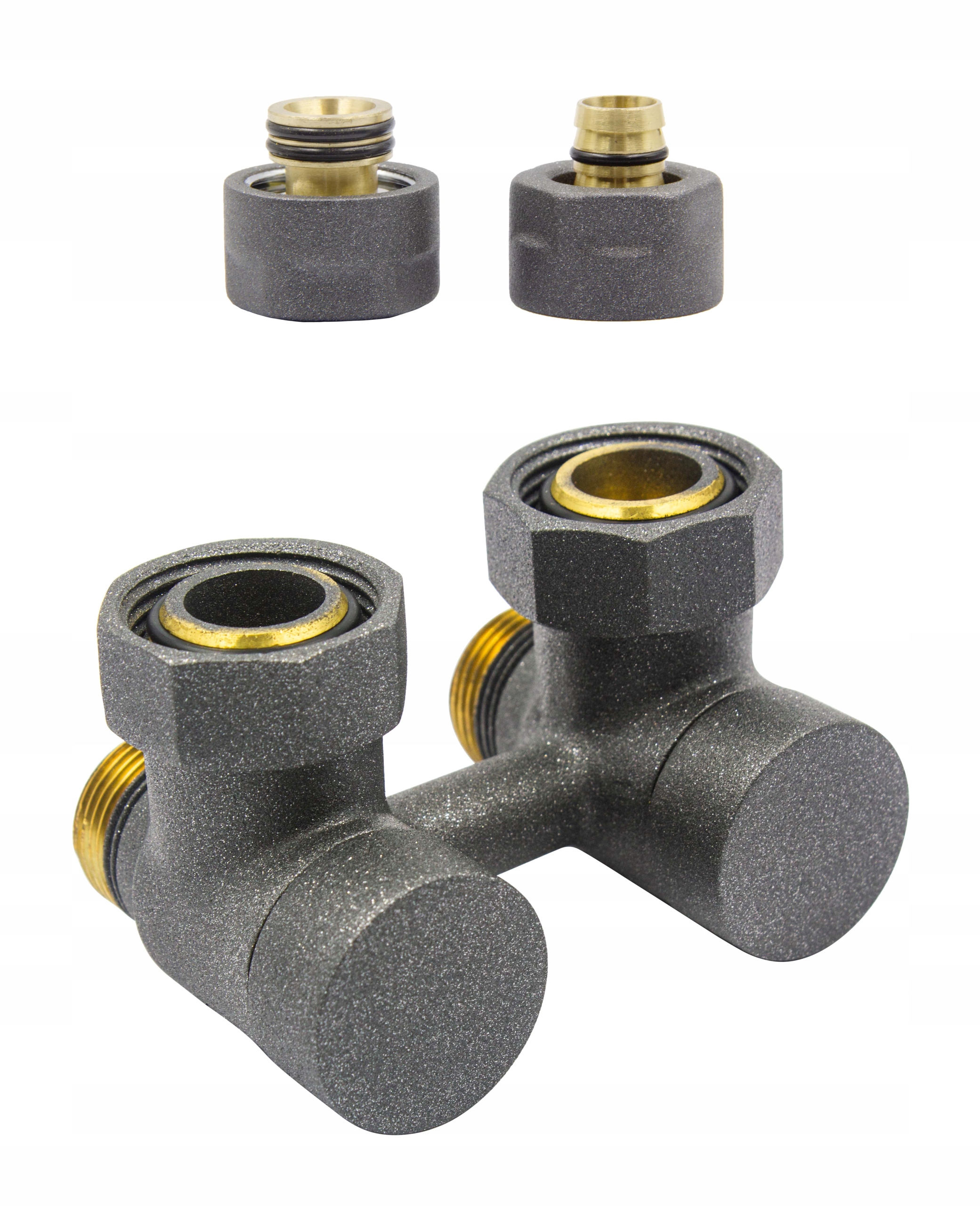 EXKLUZÍVNY ventil 50mm štrukturálny grafit + PEX16mm