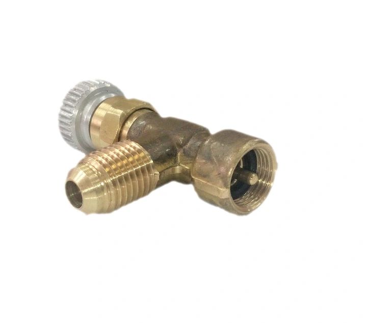 Otvorenie servisného ventilu pre fľašu R600 R290 1/4