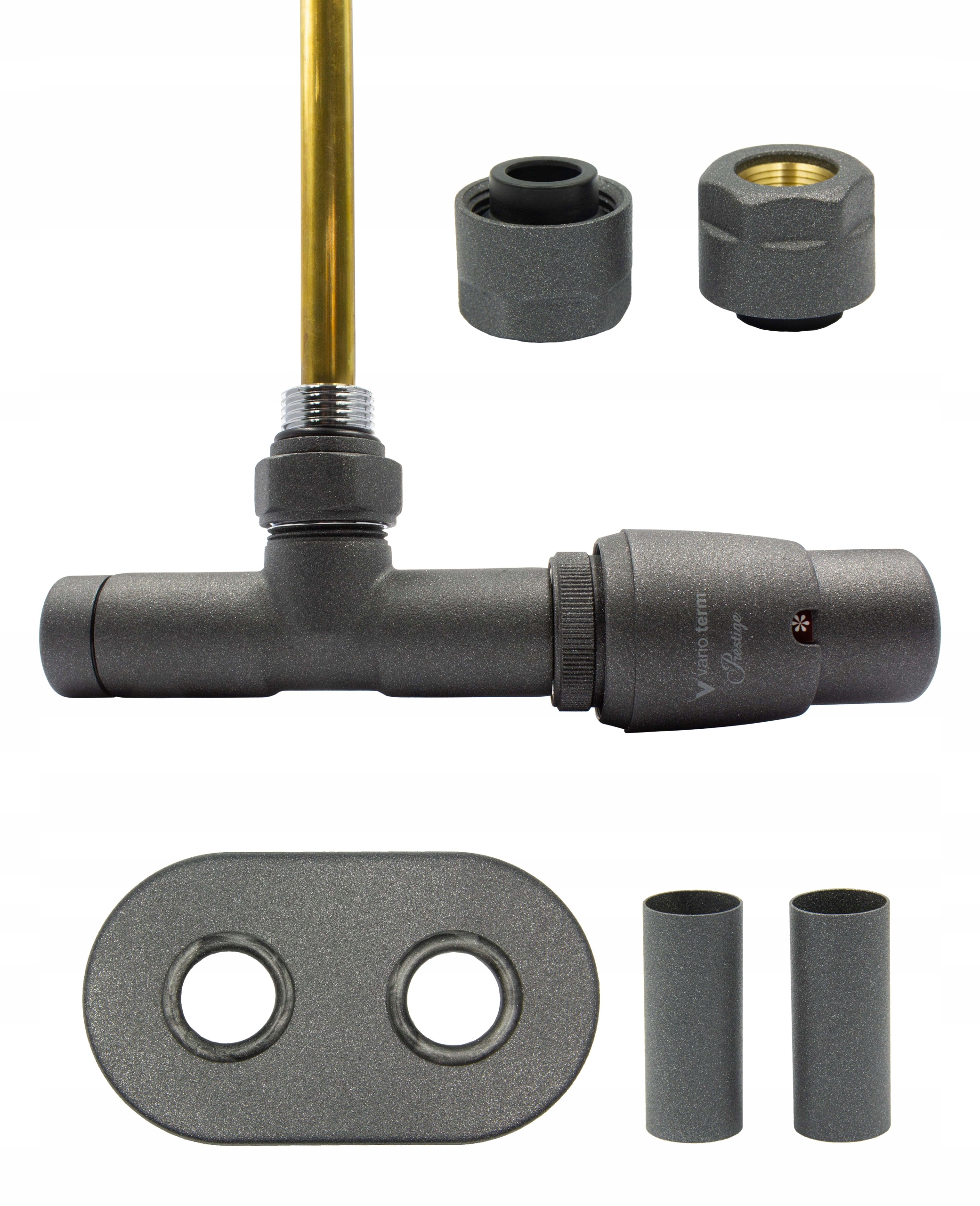 Termo ventilová jednotka Unico graphite str Cu15 + EXPANZIE