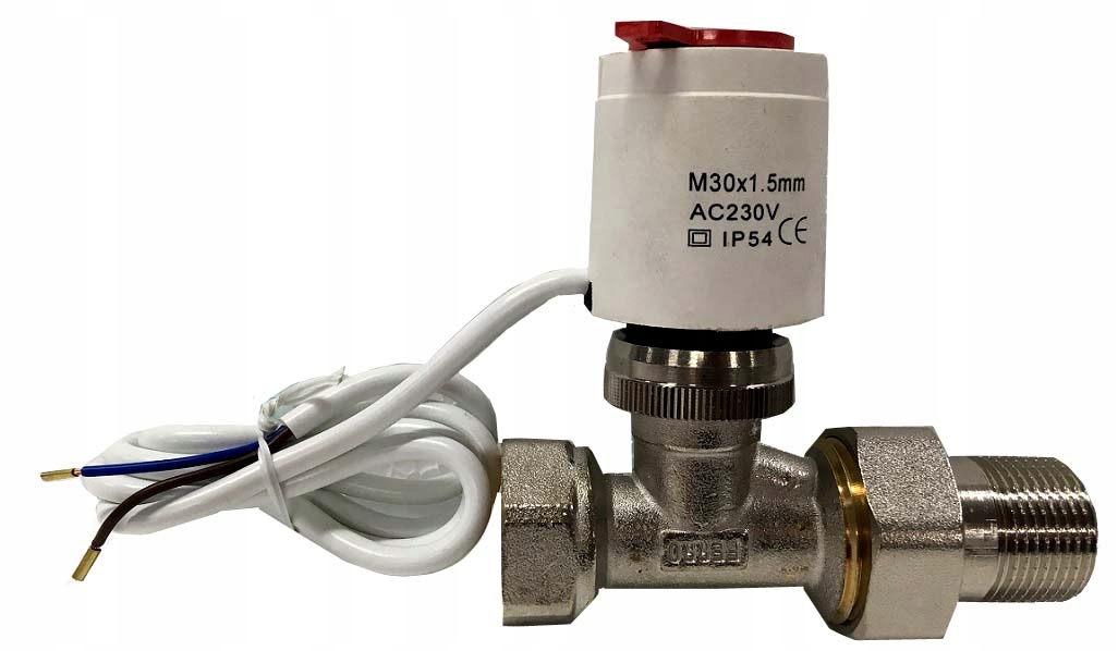 3/4 "termostatický ventil s pohonom M30x1,5