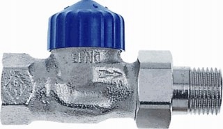 Obzvlášť poniklované termostatické ventily DN15