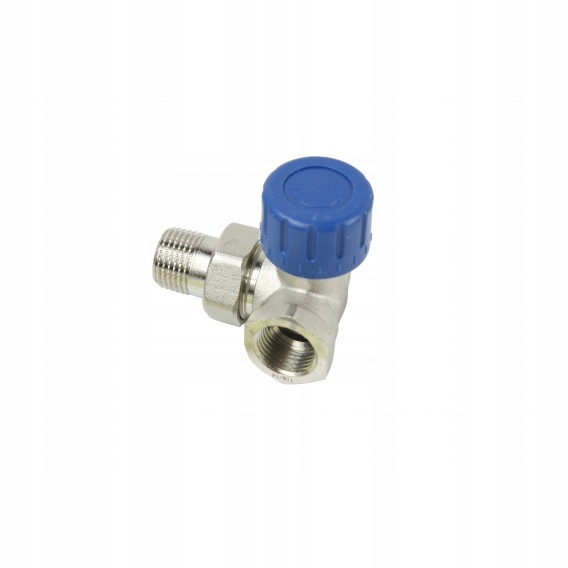 Pravý axiálny termostatický ventil, 1/2 ", nikel