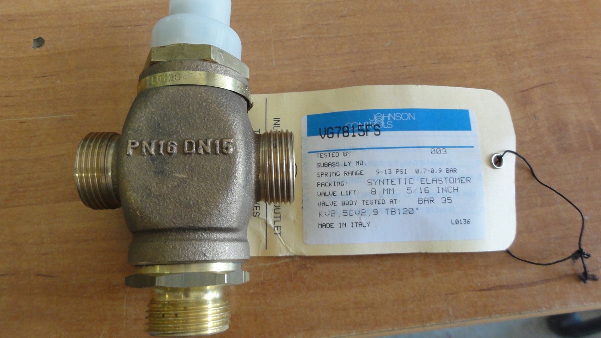 VG7815FS Trojcestný ventil Johnson Controls