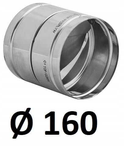 Spätný ventil z nehrdzavejúcej ocele 160 [mm]