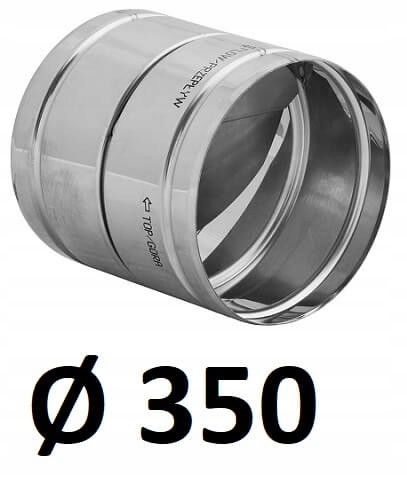 Spätný ventil z nehrdzavejúcej ocele 350 [mm]