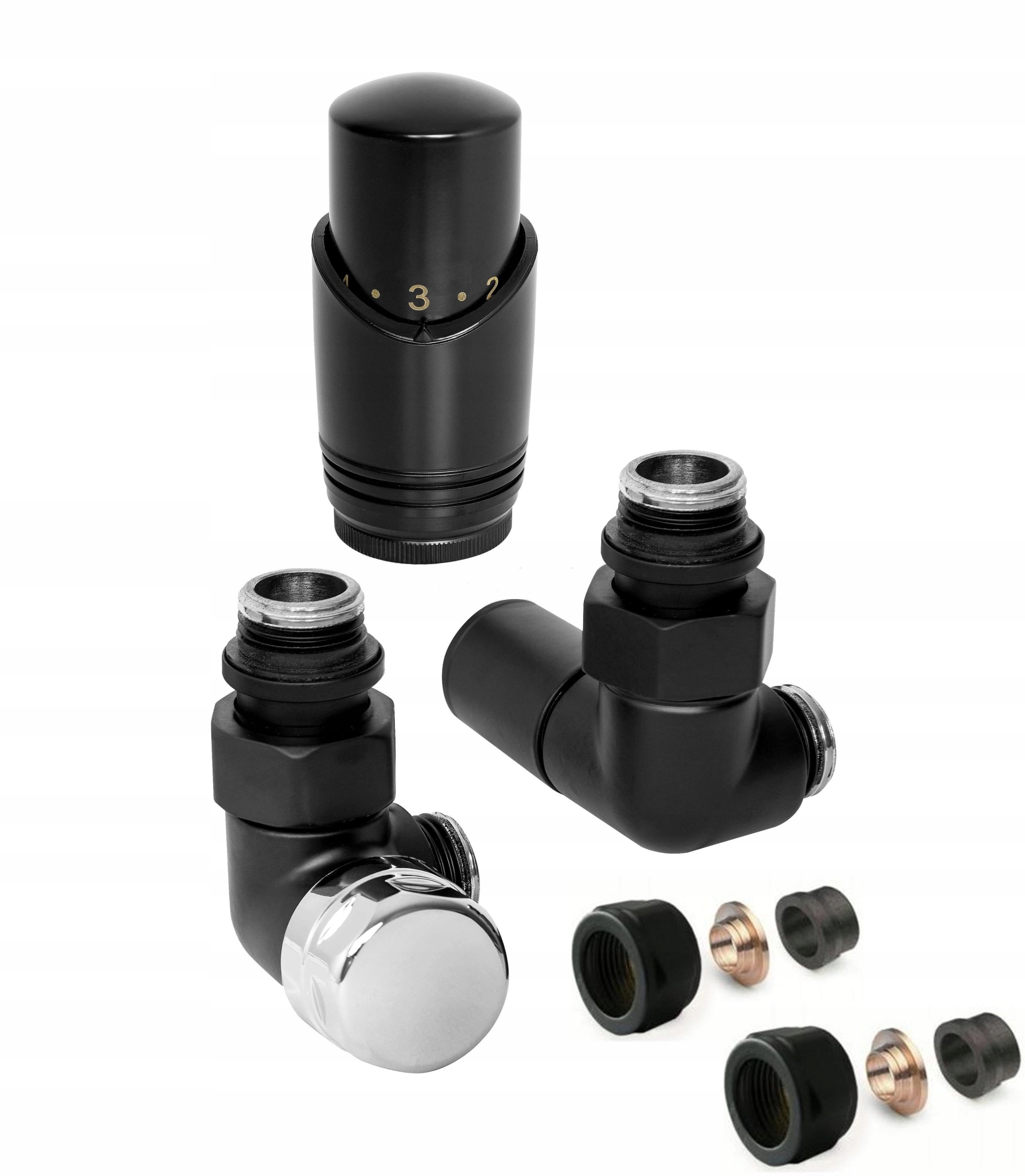 Ventily chladiča APM BLACK THERMOSTAT LEFT PLN.CU