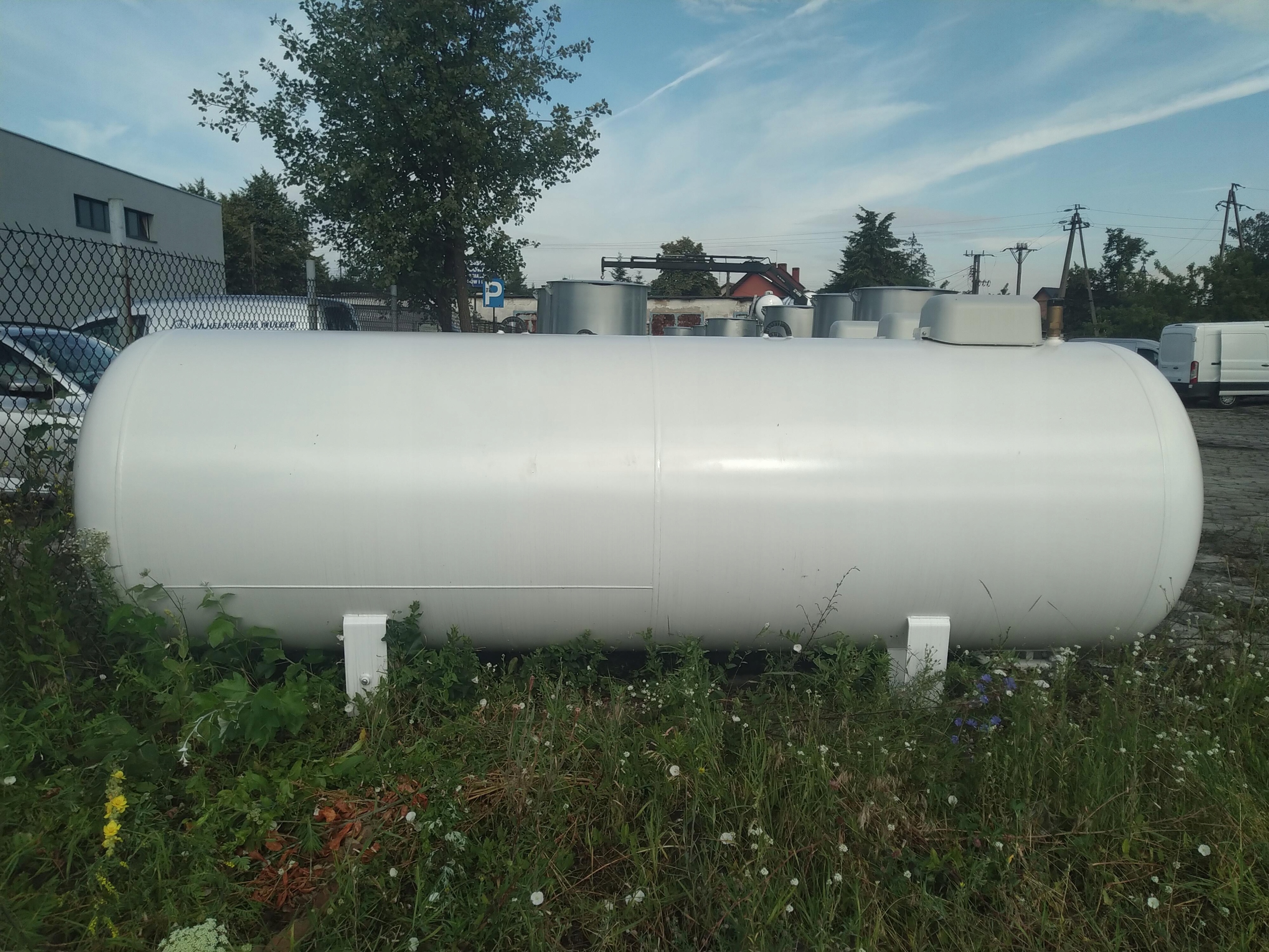 Cisterny na zemný skvapalnený plyn 4850L propán LPG