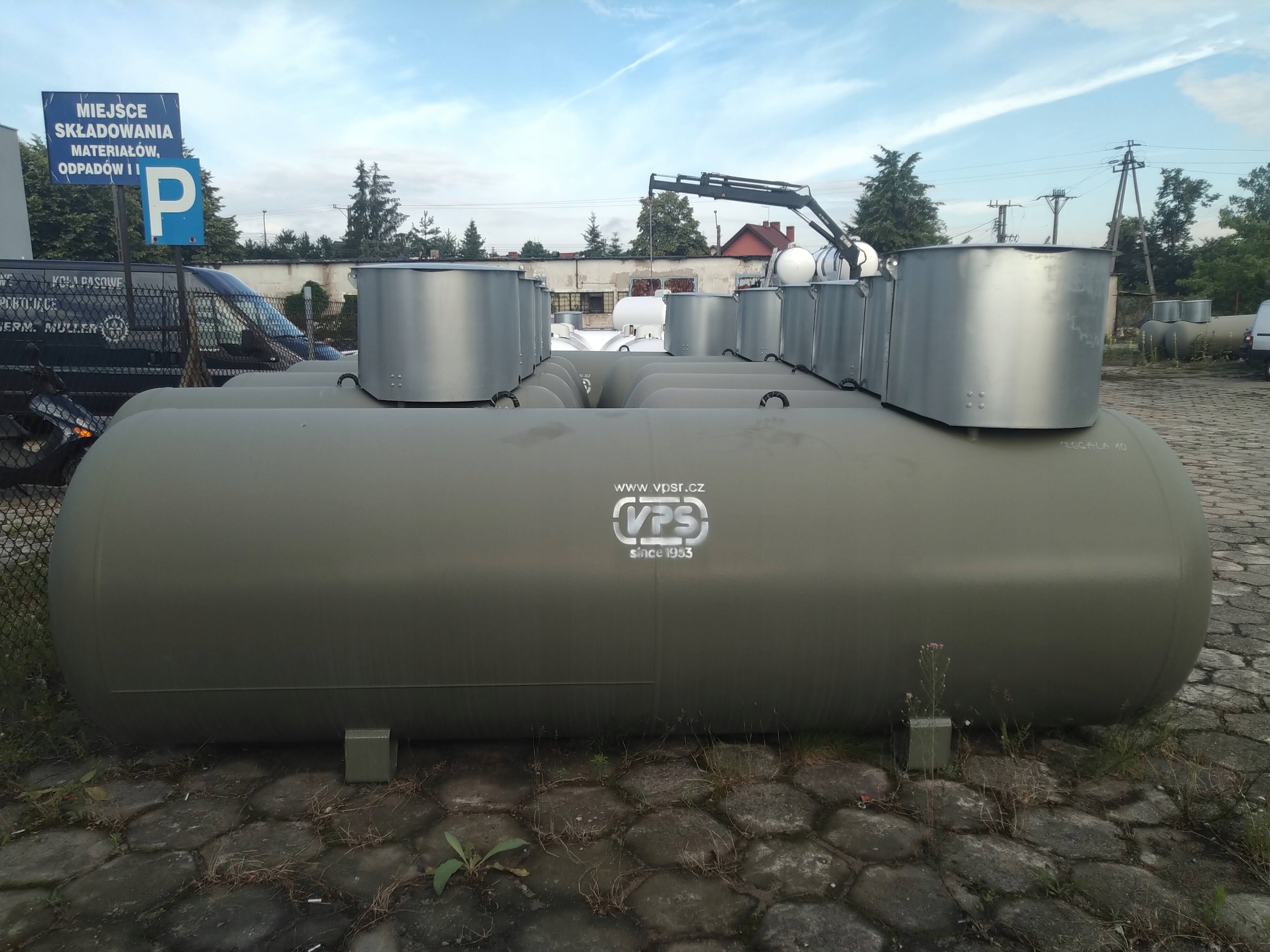Podzemné nádrže na LPG na LPG 4850L na propán