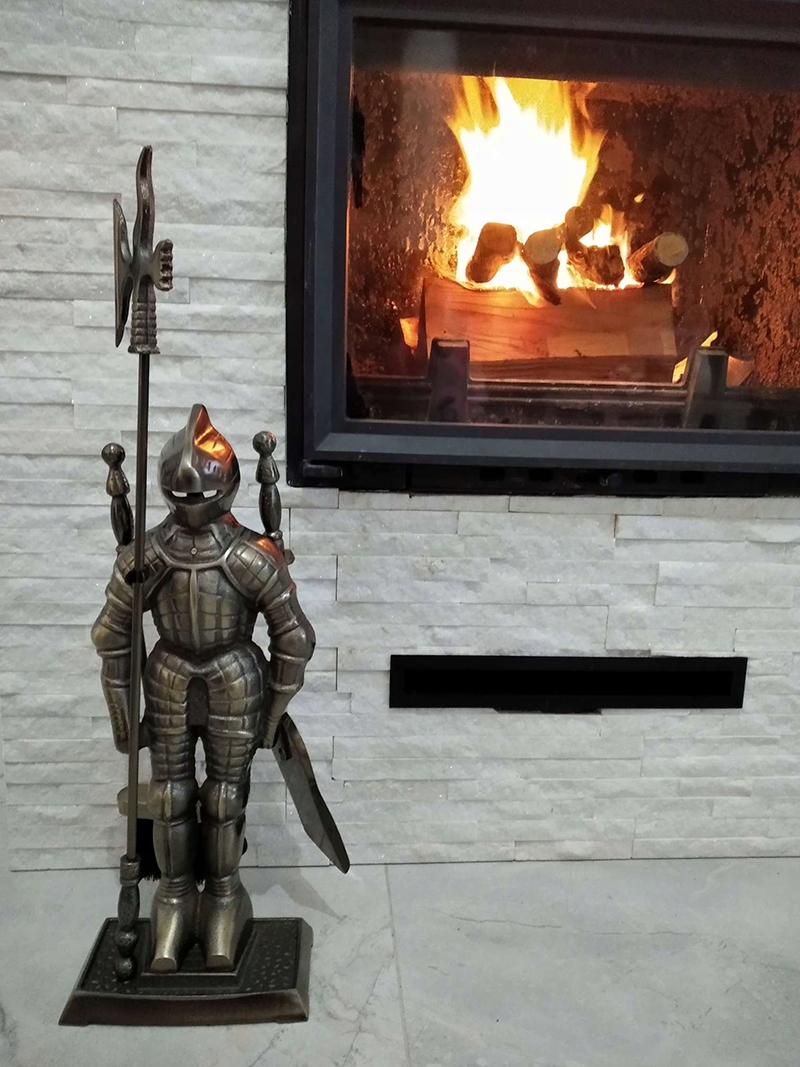 Na čistenie krbu ZOSTAVA – Krbová súprava Knight 5v1 Patina do krbu