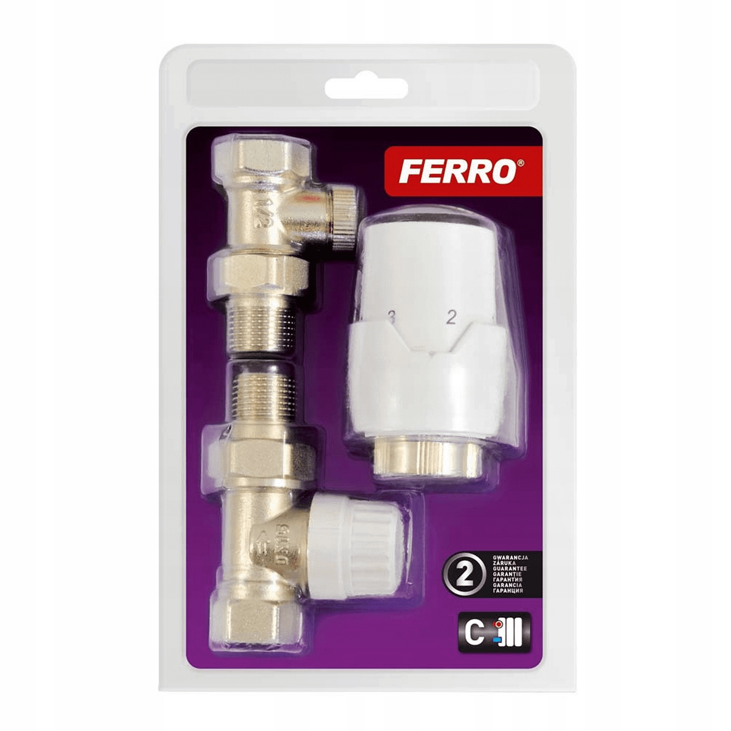 Ferro ZTM20 Termostatická 1/2 rovná sada