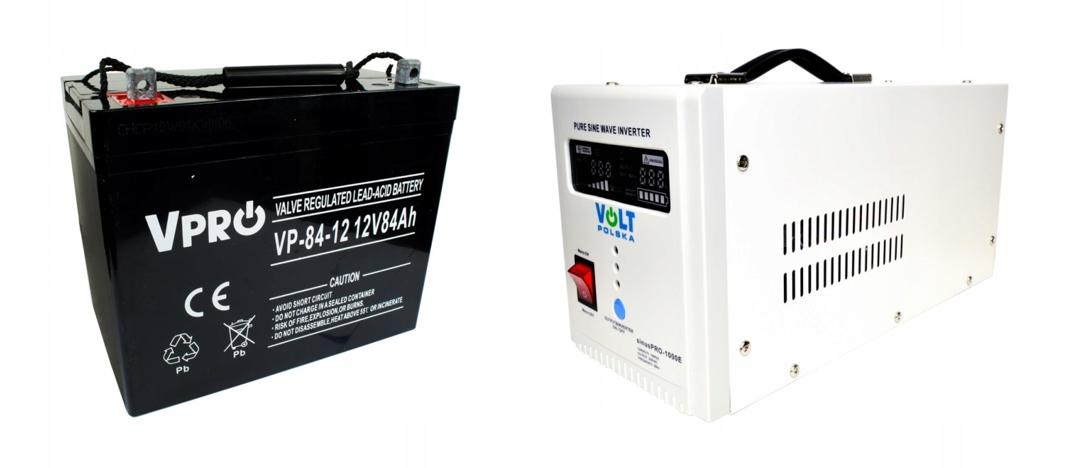 Súprava núdzového napájania 1 000 W, 84 Ah, Volt