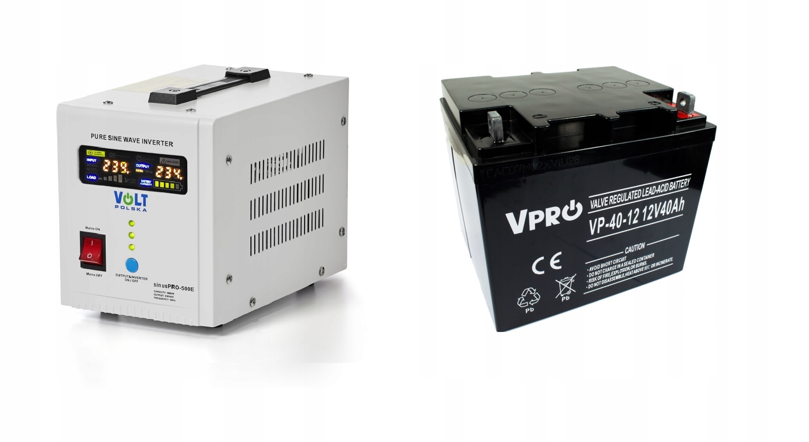 Sada núdzového napájania 500W, 40Ah