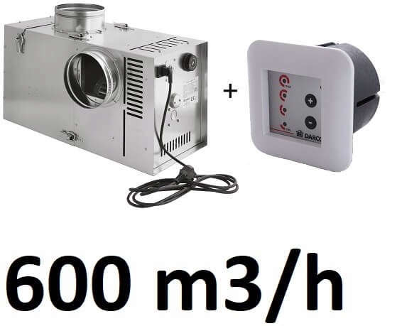 Krbová sada 600 [m3 / h] skrytý regulátor