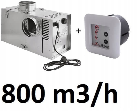 Krbová sada 800 [m3 / h] skrytý regulátor