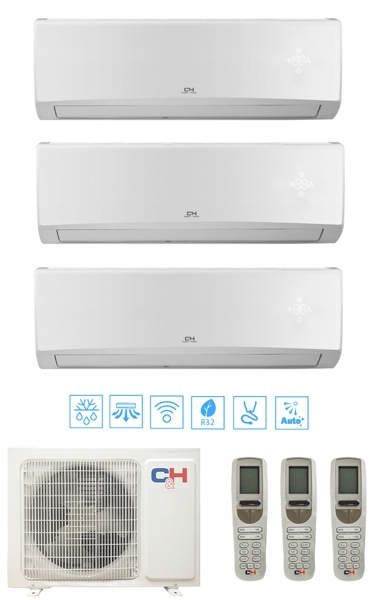COOPER HUNTER ALPHA 2x2,5kW + 3,2kW multi sada
