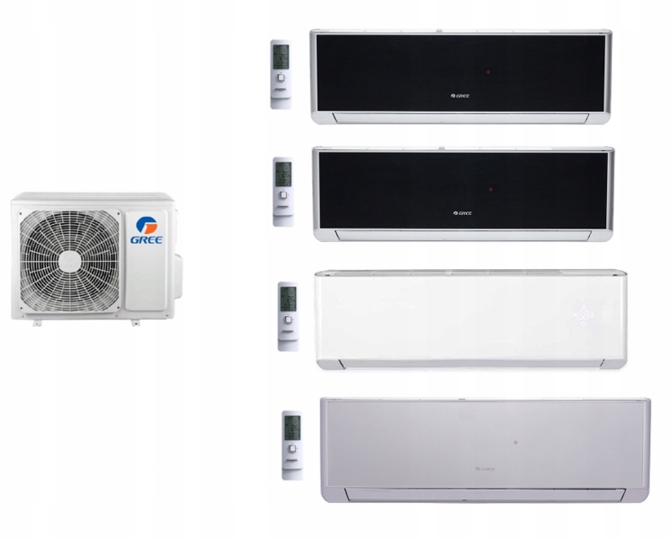 GREE AMBER STANDARD 2x2,7 + 3,5+ 5,3kW multi sada