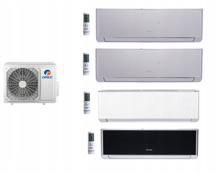 Multi sada GREE AMBER STANDARD 4x 2,7kW externá 10kW