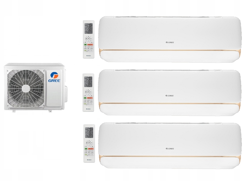 GREE G-TECH 2,7kW + 2x 3,5kW multi sada