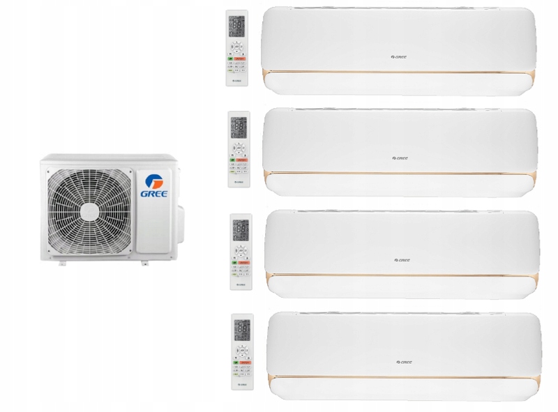 GREE G-TECH 4x 2,7kW externá sada 10kW