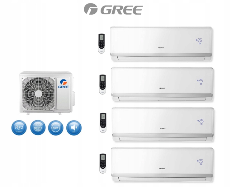 GREE LOMO LUXURY 2x 2,1kW 2x 3,5kW multi sada