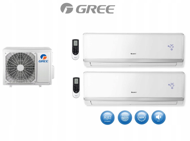 Multi sada GREE LOMO LUXURY 2x 2,6kW agr. 6kW