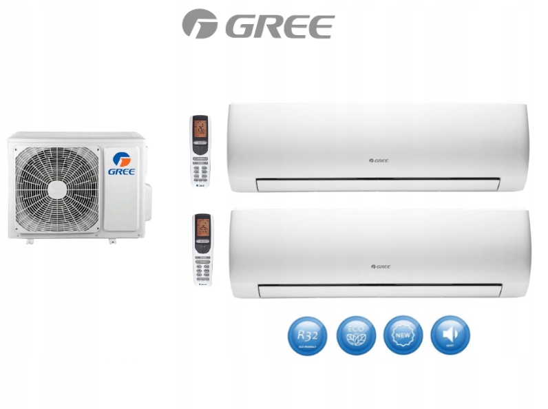 Multimediálna sada GREE MUSE 2,5 kW + 3,2 kW agregát. 6 kW