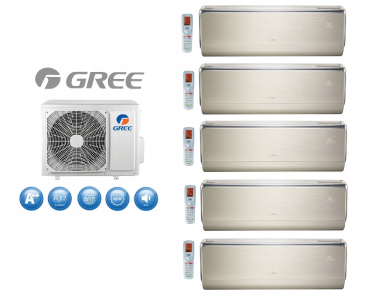 SADA GREE U-CROWN GOLD multi sada 5x 3,5kW 5x35m2