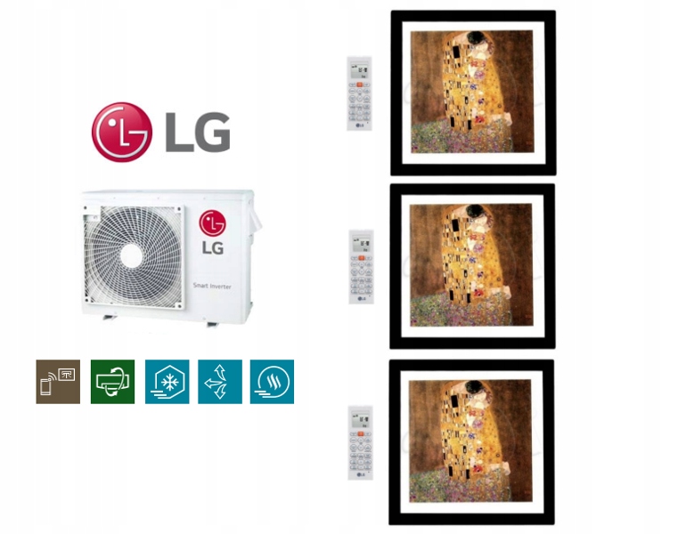 LG ART GALLERY 2x2,6kW + 3,5kW externá sada 5kW