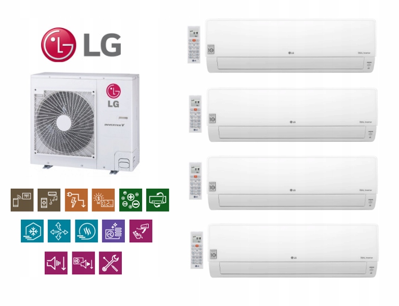 Sada LG DELUXE 3x 2,1 kW + 2,5 kW