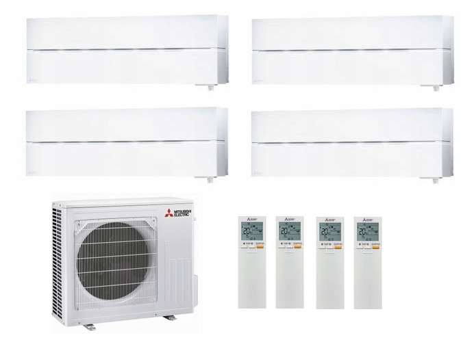 MITSUBISHI Diamond multi sada 2x 1,8kW + 2x 2,5kW
