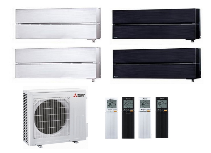 MITSUBISHI Diamond multi sada 2x 1,8kW + 2x2,5kW