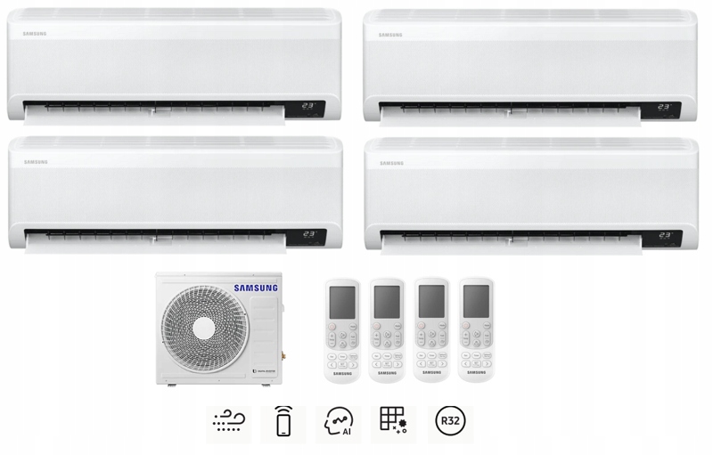 Súprava SAMSUNG Wind-Free Avant 4x 2,0 kW