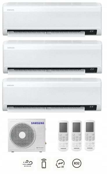 Komfortná súprava SAMSUNG Wind-Free Comfort 2x2,5 + 3,5kW